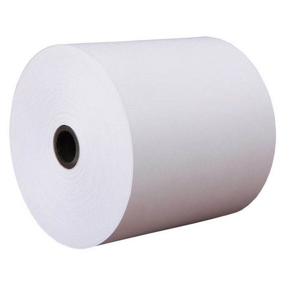 رول کاغذ حرارتی8سانت  چاپ مشکی 40 یاردی مناسب فیش پرینتر