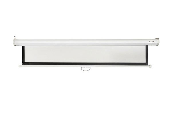 پرده نمایش دستی پروژکتور اسکوپ سایز 1.8×1.8