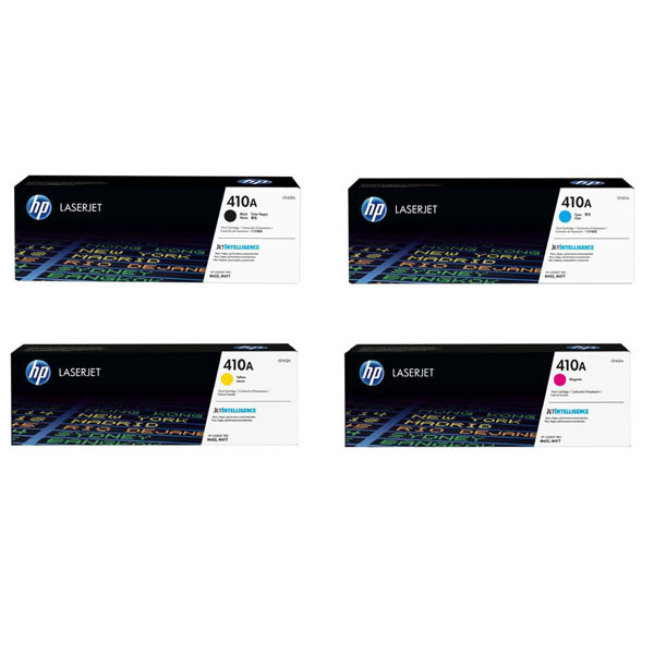 کارتریج رنگی لیزری اچ پی ست چهار رنگ hp 410A